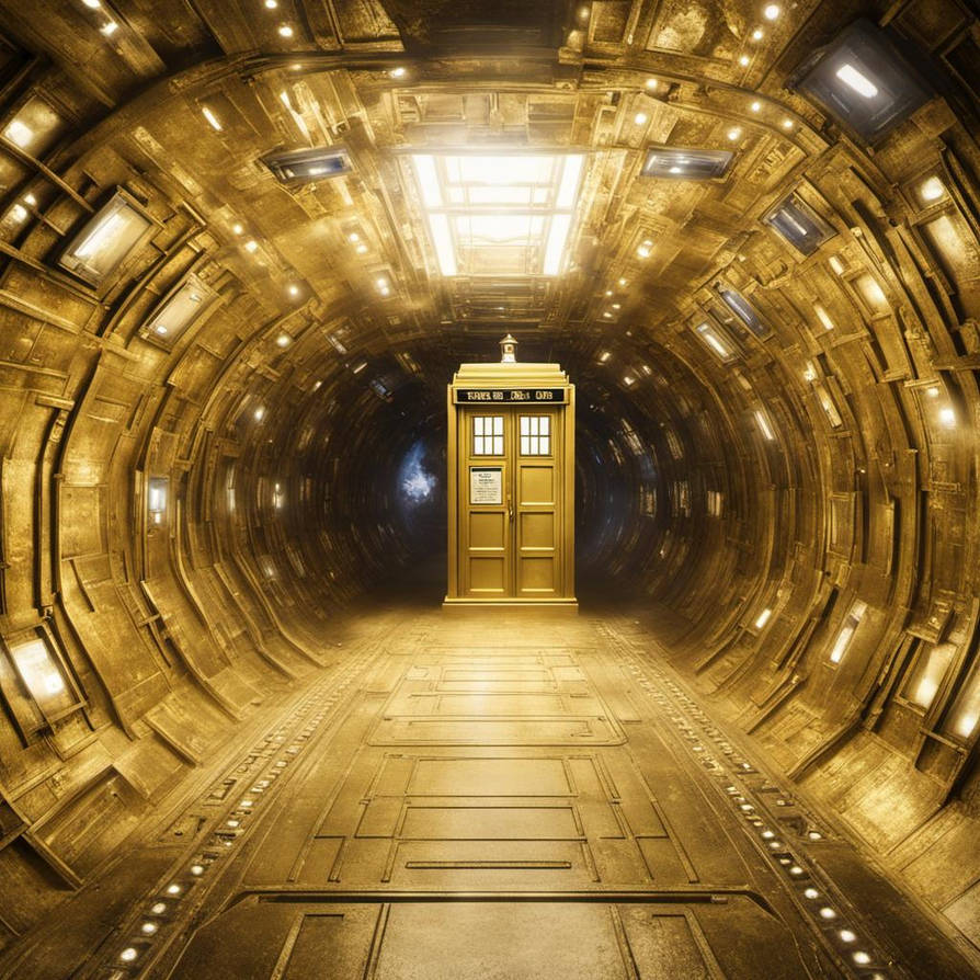 The Tardis In Tunnels Made Of Pure Gold by Riftmann1 on DeviantArt
