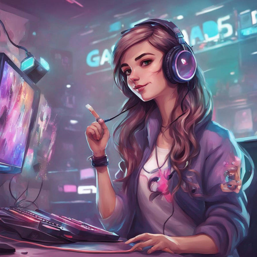 Gamer Girl by Riftmann1 on DeviantArt