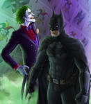 The Joker and the Bat by TomXaros