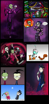 Invader Zim Art Dump