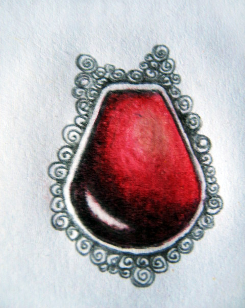 Red pendant