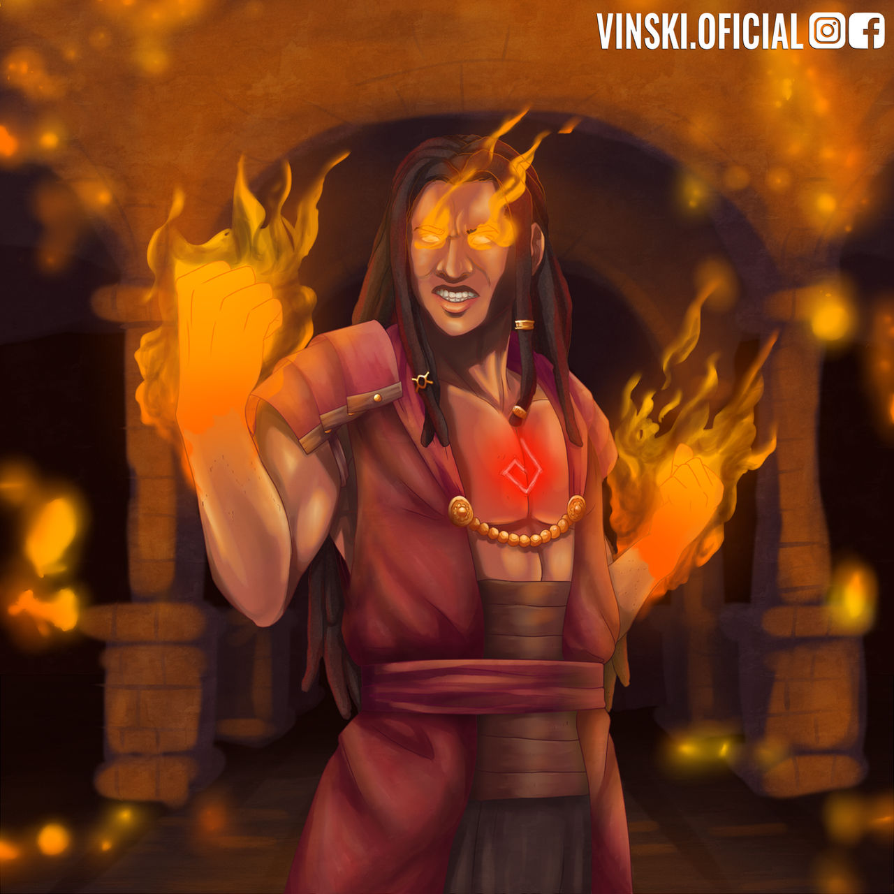 Pyromancer Rabbit Pyromancer by VinskiOficial on DeviantArt