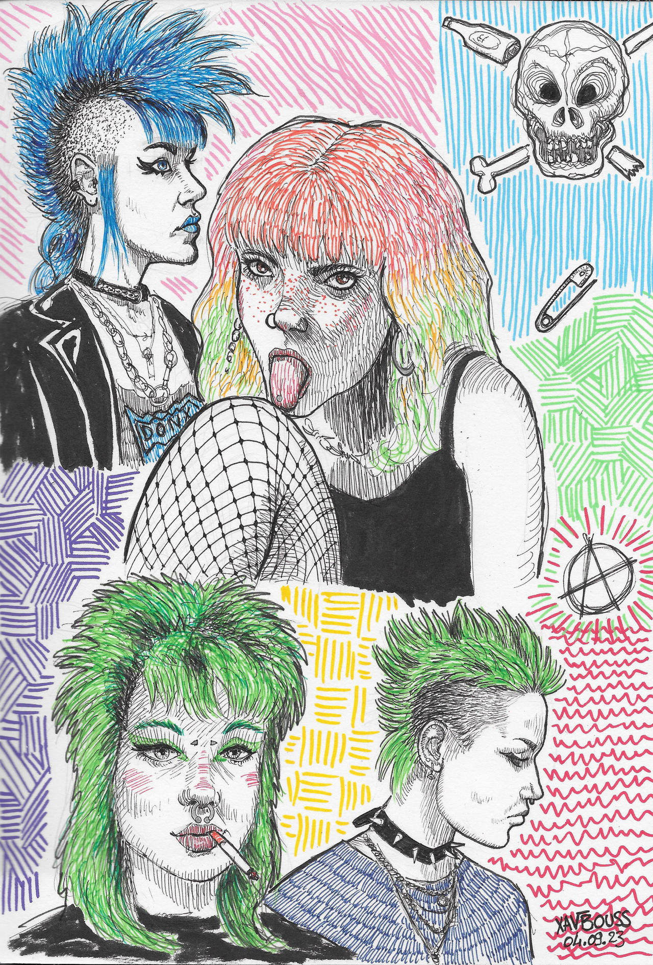 Punk Tech Deviantart Punk Girls by xavbouss on DeviantArt