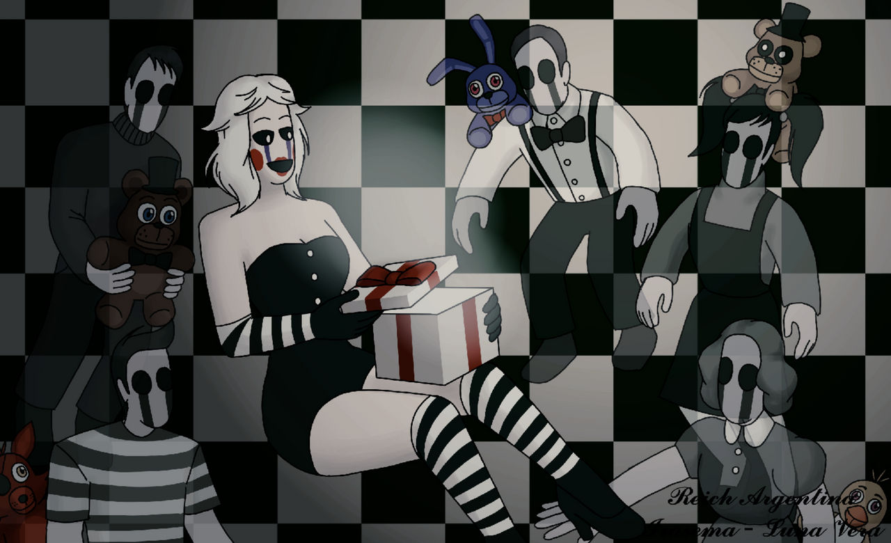 The Gift Of Life Puppet And Children FNAF Humans By Reichargentina On the-gift-of-life-puppet-and-children-fnaf-humans-by-reichargentina-on