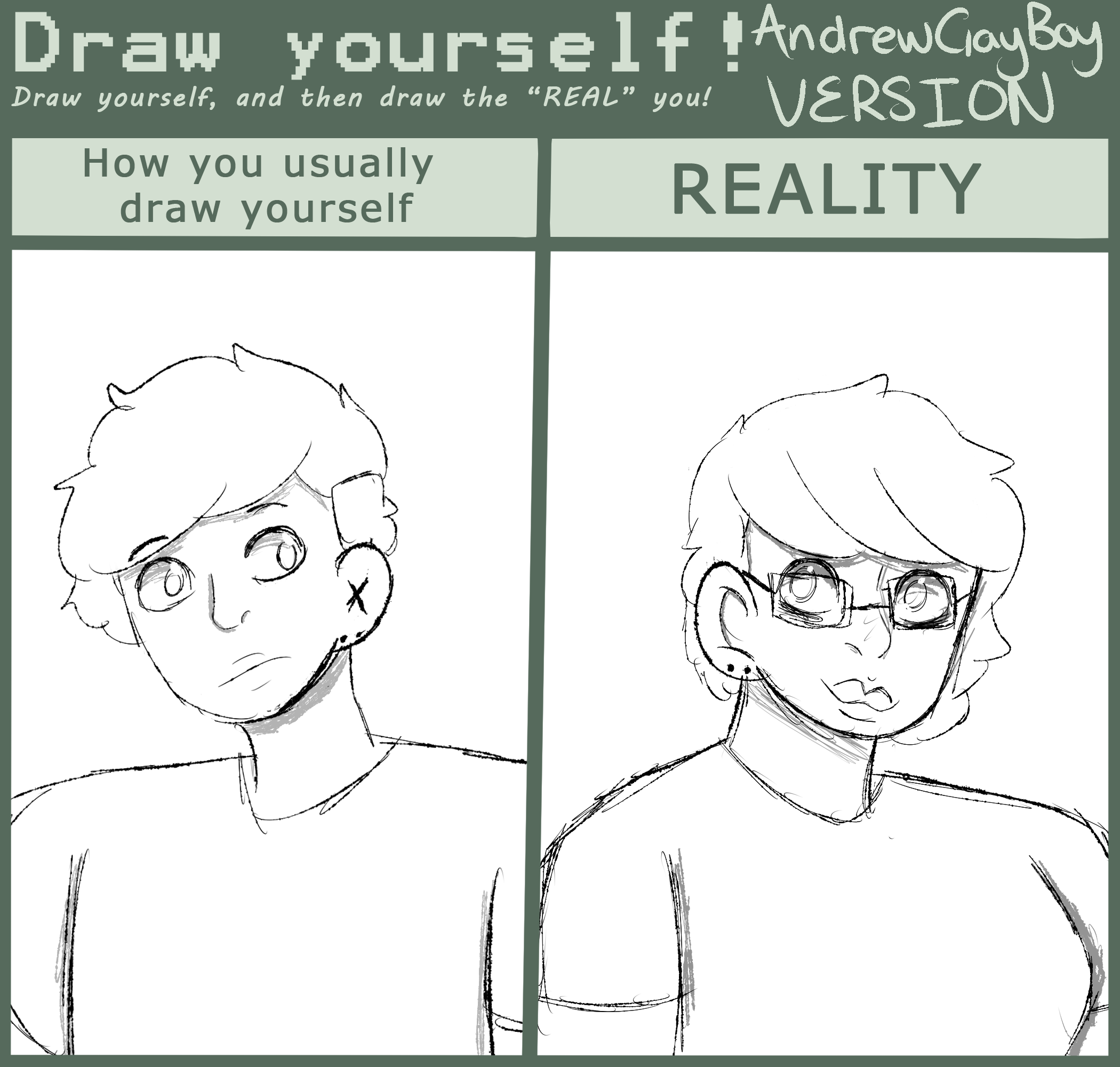 Draw Yourself by AndrewGayBoy on DeviantArt