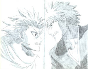 Ichigo and Toshiro