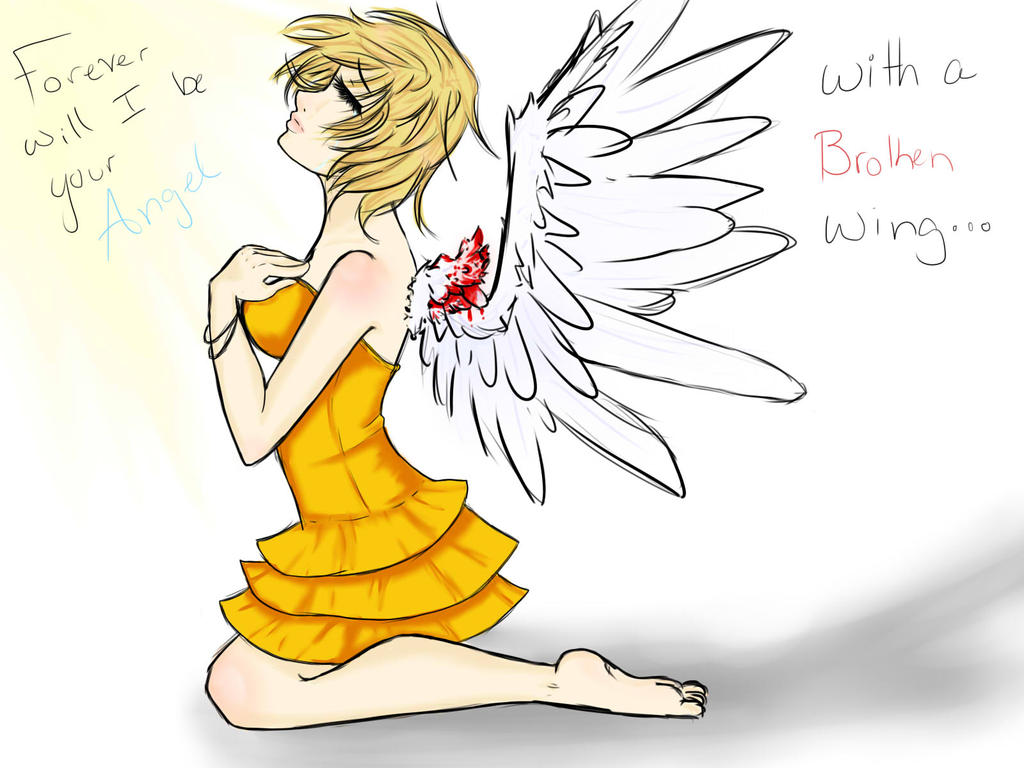 Angel Getting Ripped Out Wing Angel With A Broken Wing by LynxLounge on DeviantArt
