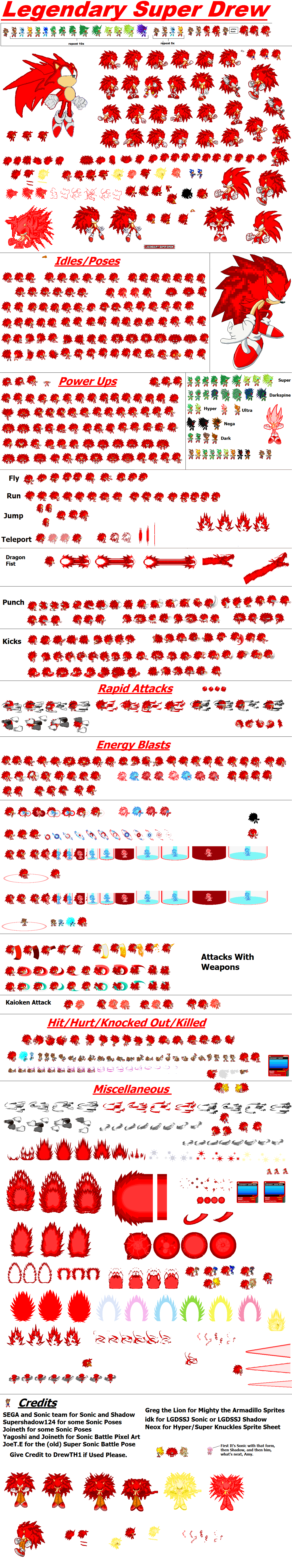 old sonic ultimate rpg hyper form and darkspine (with old moves