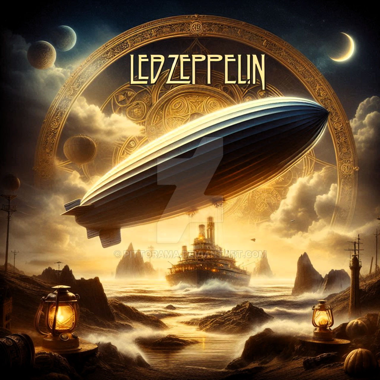LED ZEPPELIN Fan Art by Pittorama on DeviantArt