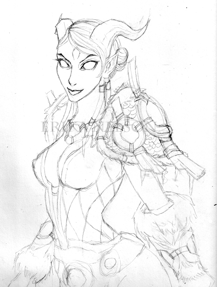 Draenei Shaman Sketch