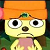 Parappa frowny face emote