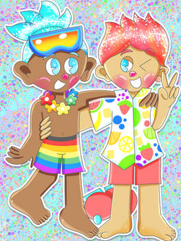 Rainbow Beverage Boys [Cookie Run]