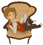 Desmond Sycamore - On the chair by CameliaAlyn