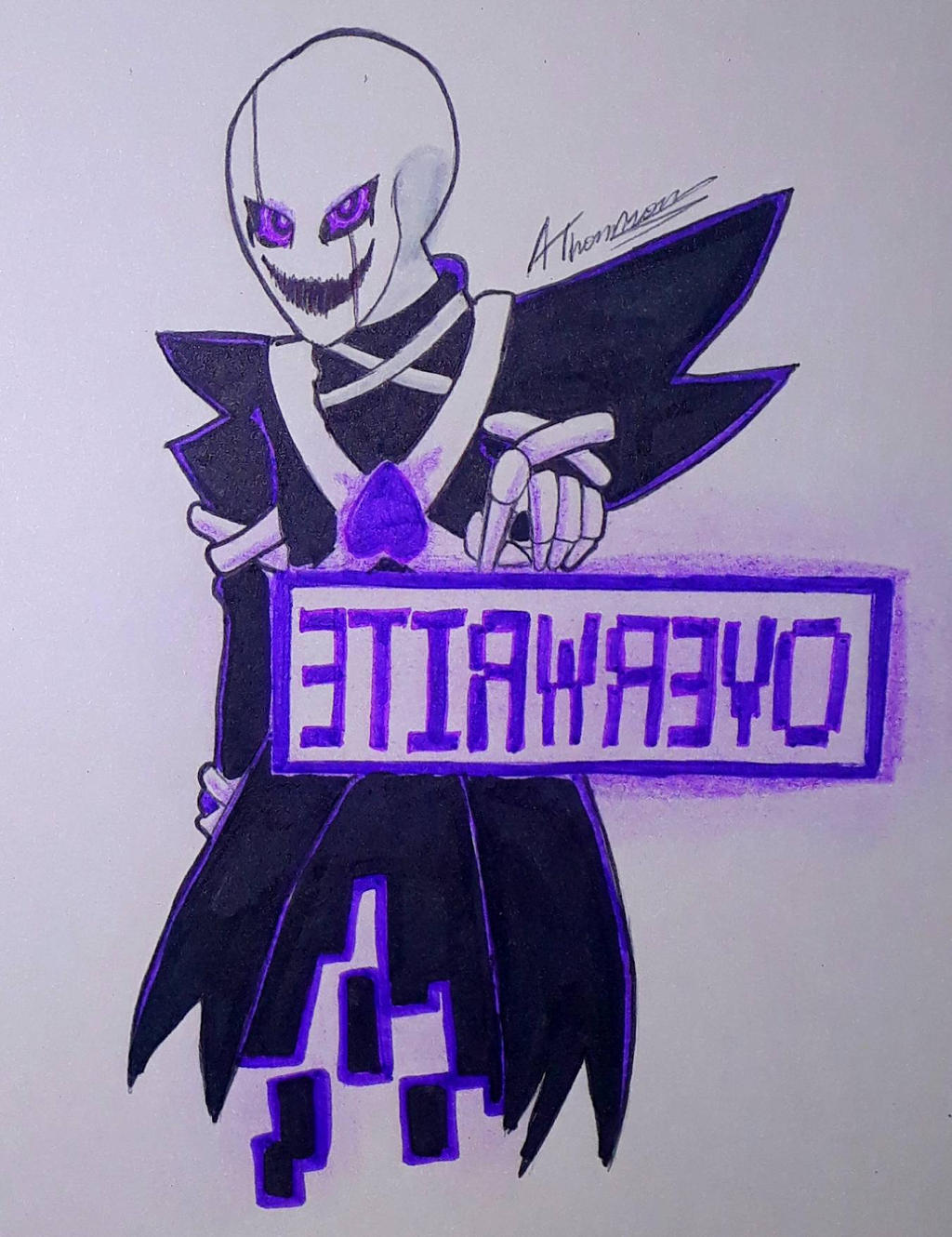 Ultra Tale Gaster X-Gaster (X-Tale/Underverse) by Agustin6024 on DeviantArt