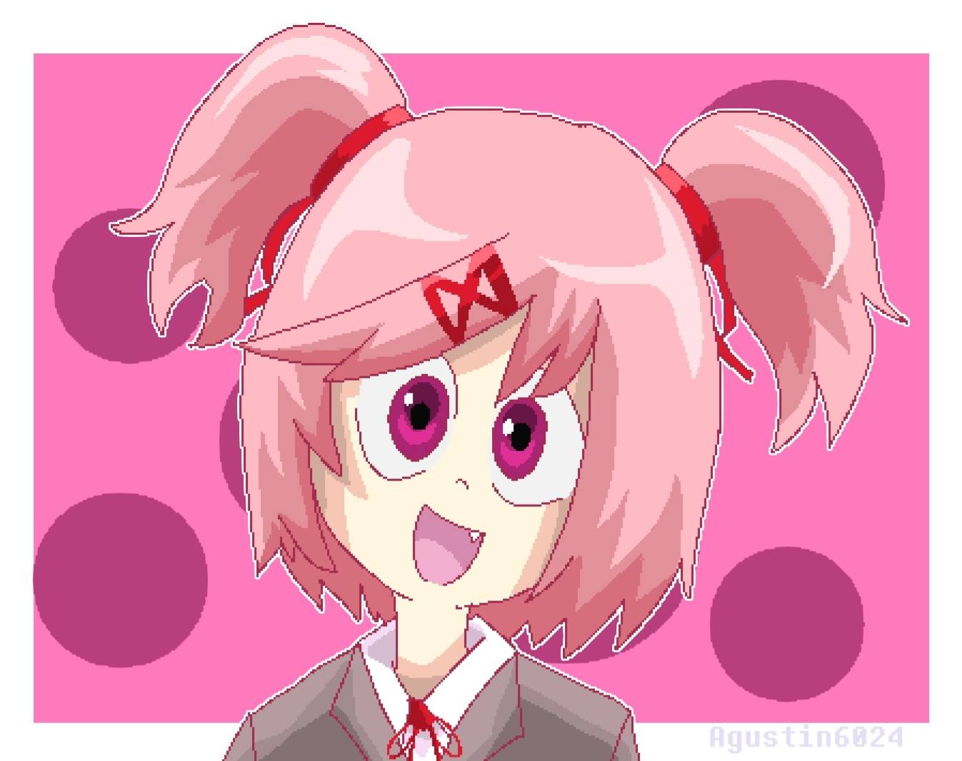 Natsuki Simple natsuki by Agustin6024 on DeviantArt