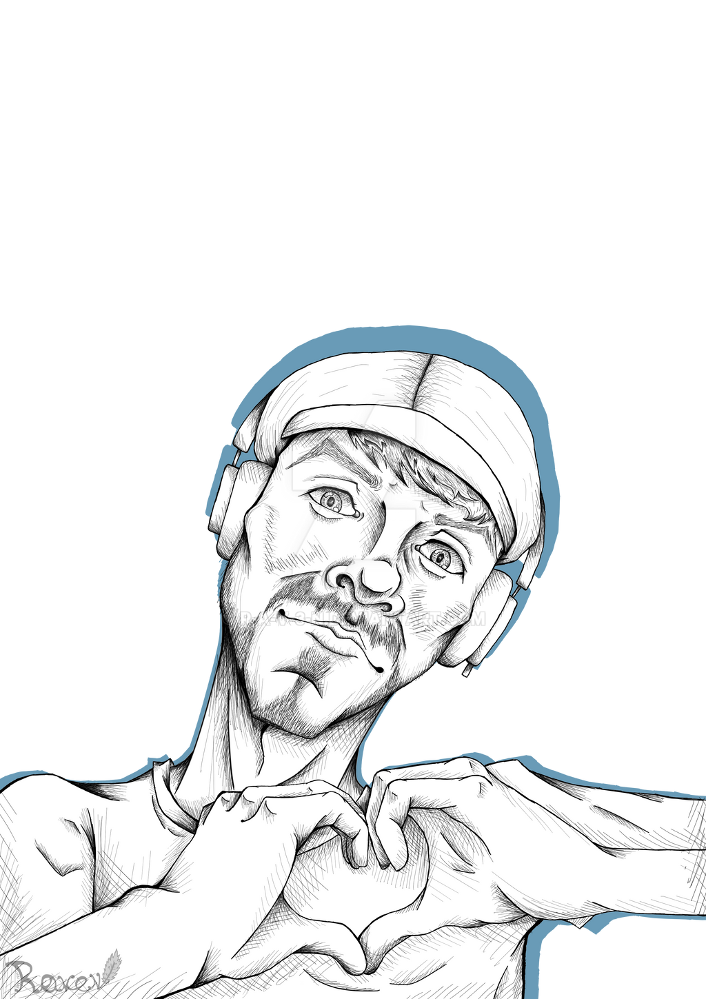 Jacksepticeye - Birthday gift (Line art) by R-a-v-3-n on DeviantArt