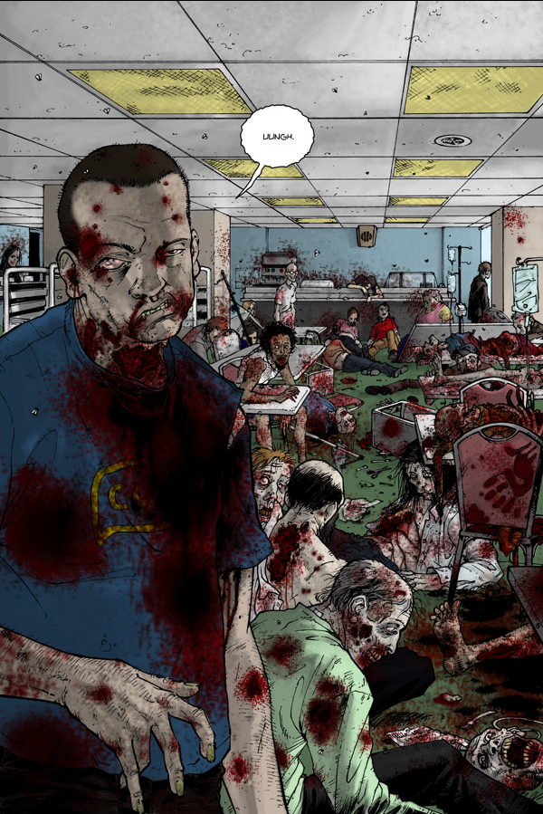 The Walking Dead Colored