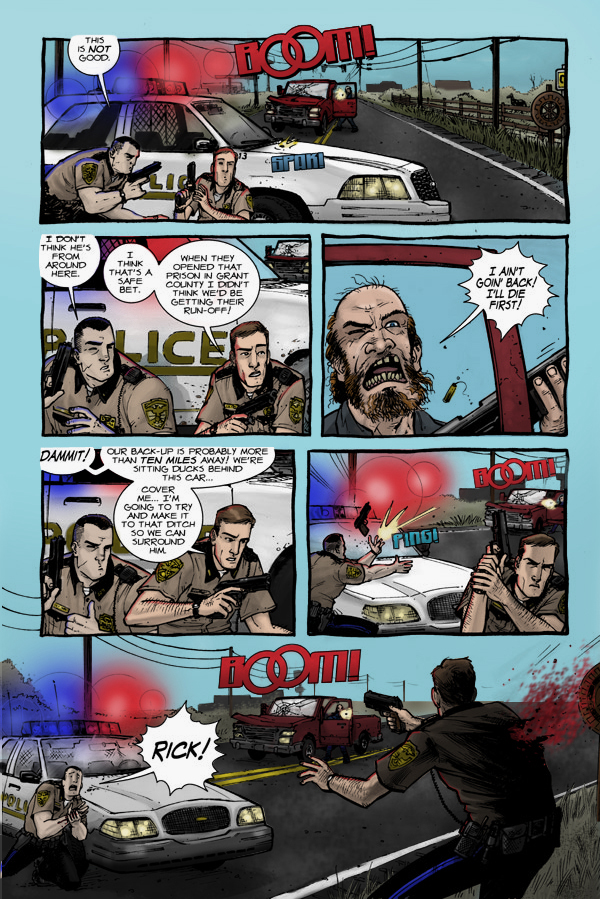 The Walking Dead Colored pg 1