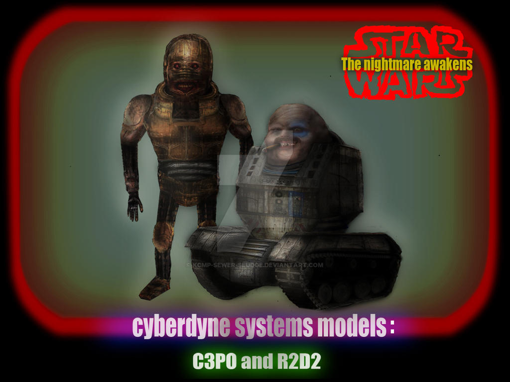 Cyberdyne systems models: C3P0 and R2D2