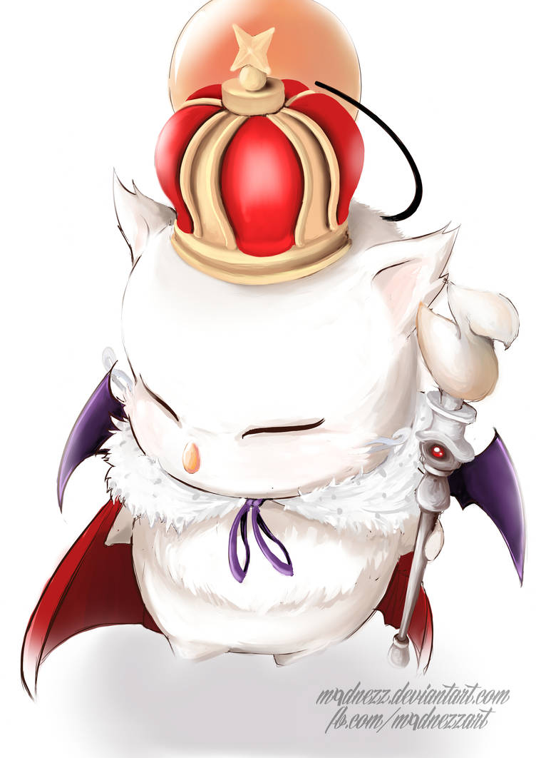 Moogle Writing King Moogle by M4dneZZ on DeviantArt