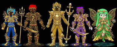 storm precure (gozyuger) royal sea forms