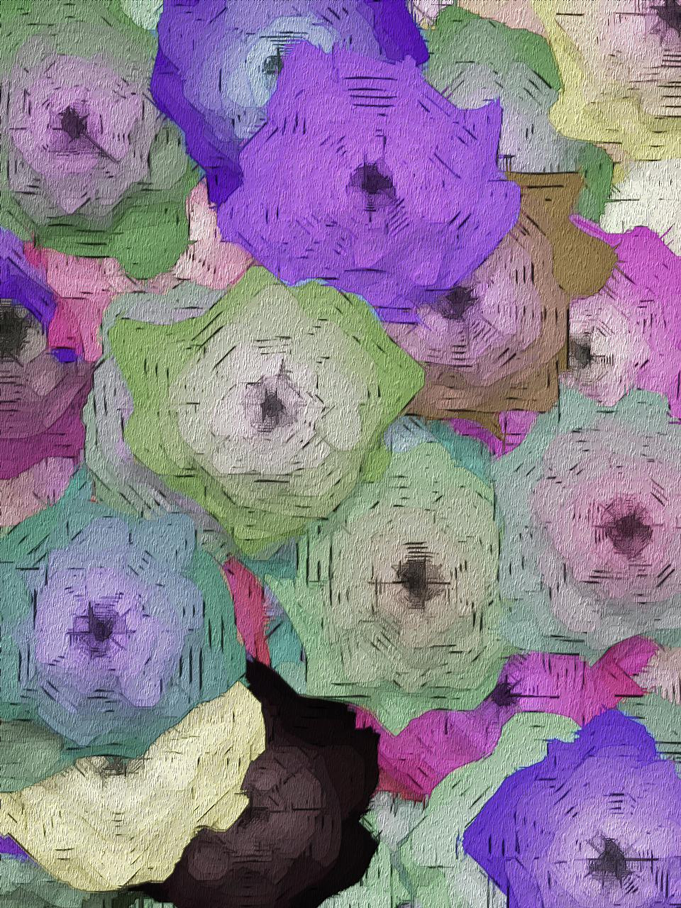 Flowers on Silk II