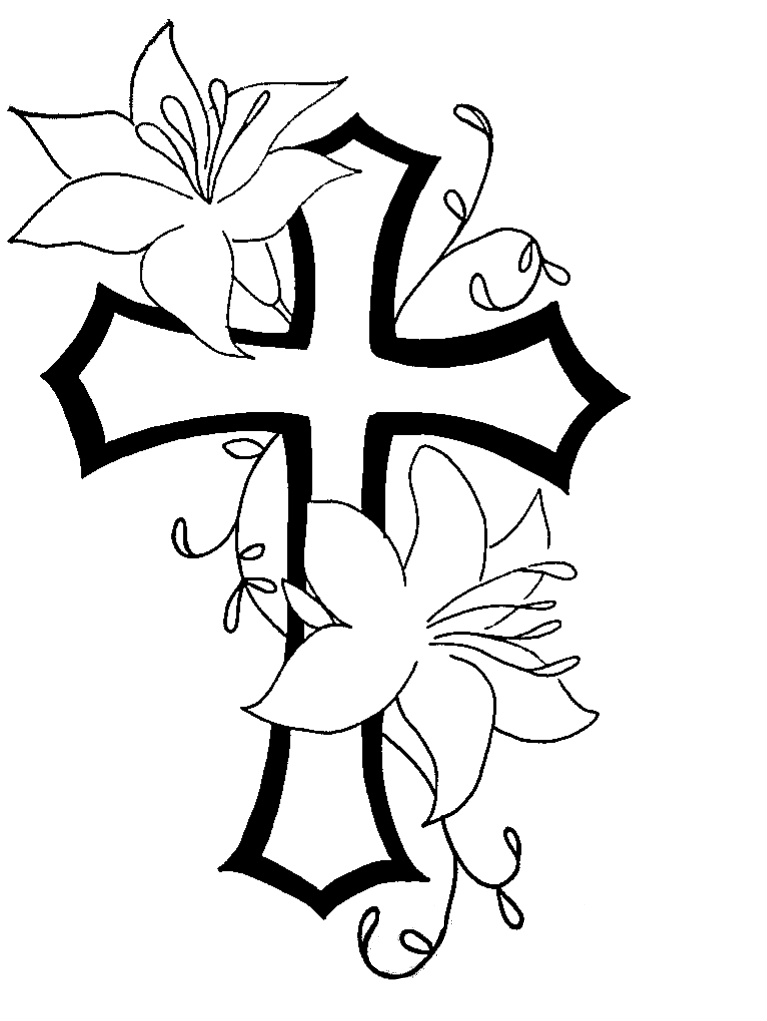 Cross n flower tat design by NatchezArtist on DeviantArt Cross n flower tat design by NatchezArtist on DeviantArt