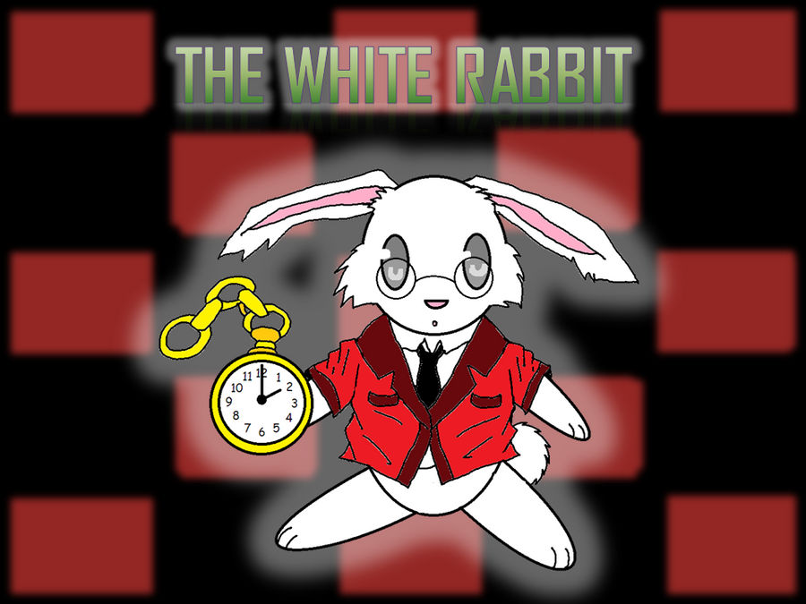 White Rabbit Wallpaper by TigerLillyKitty on DeviantArt