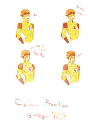 Color Practice with Kid Flash