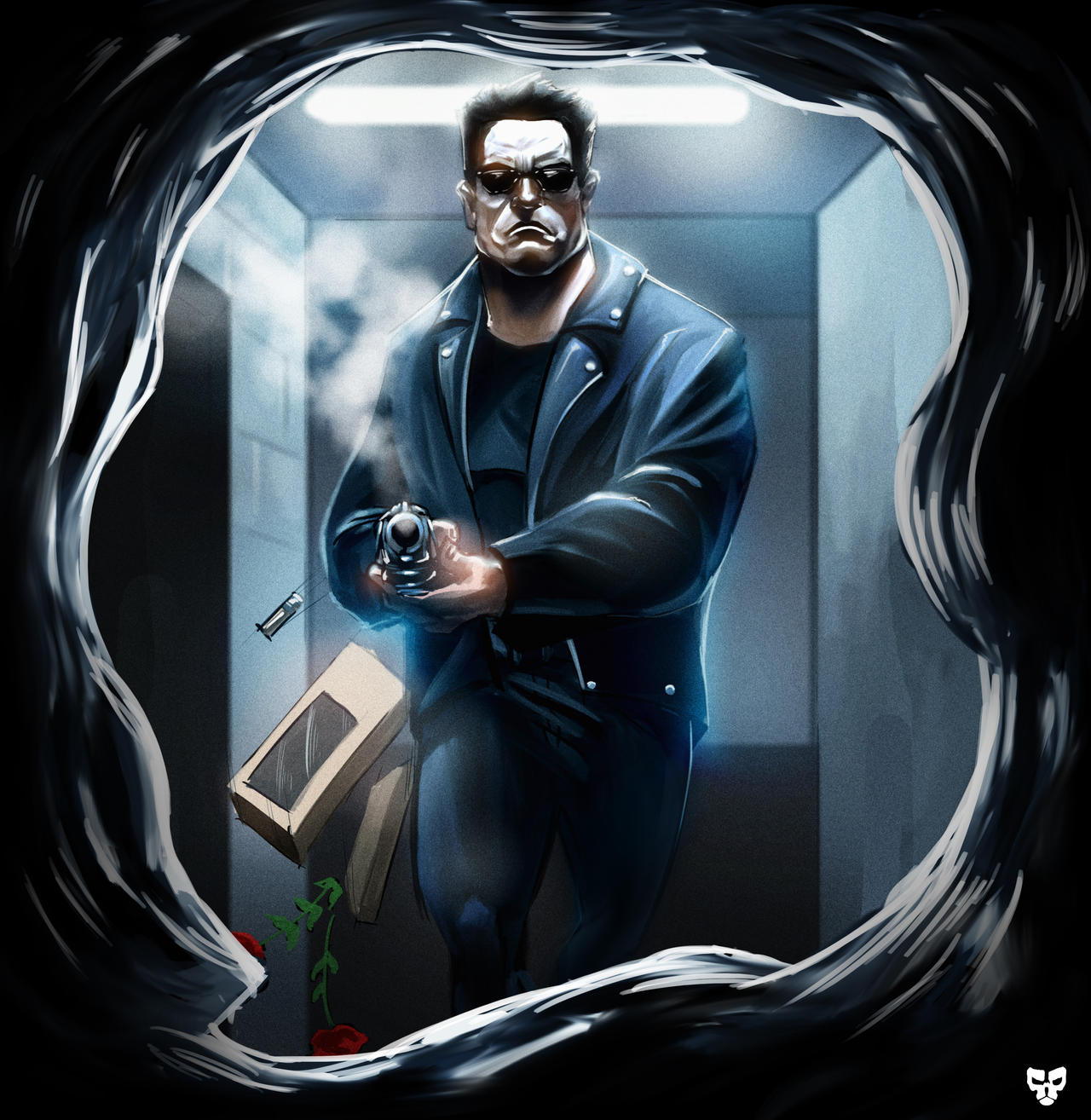 Terminator Cursor Deviantart Terminator by VikArachnid on DeviantArt