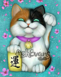 Tri Colored Lucky cat