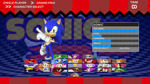 Sonic R 2 Character Select