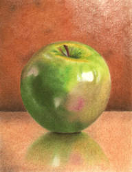 Green Apple CP Drawing