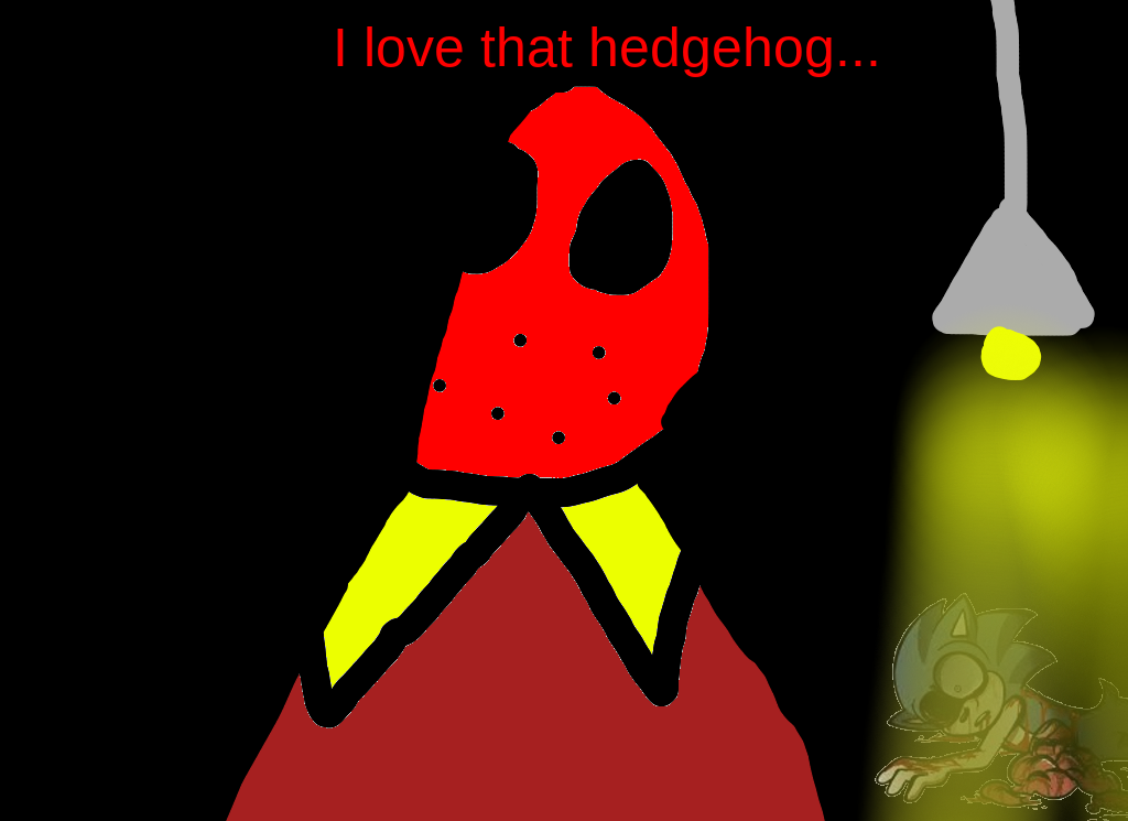He did love that hedgehog #starved #drrobotnik #dreggman #tails #sonic