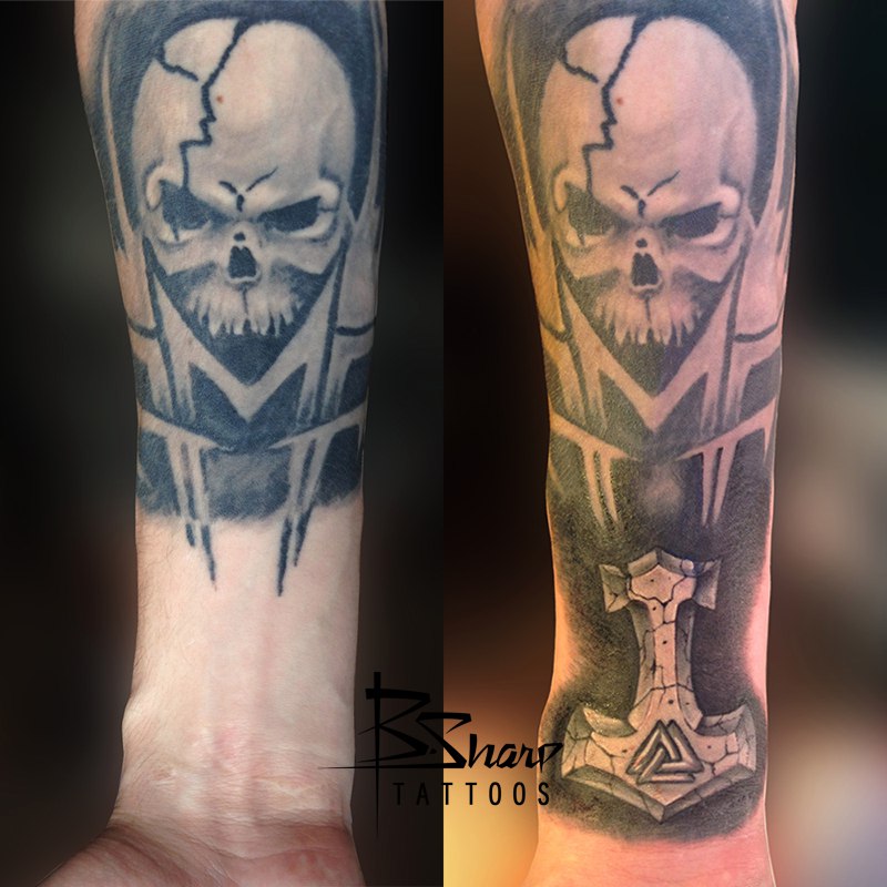 Thor's hammer tattoo by Beatrice-Sharp on DeviantArt