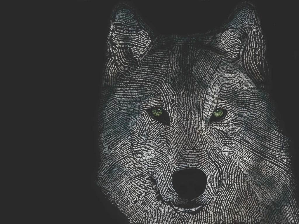 Wolf typography #2 by DeprivedOfSanity on DeviantArt