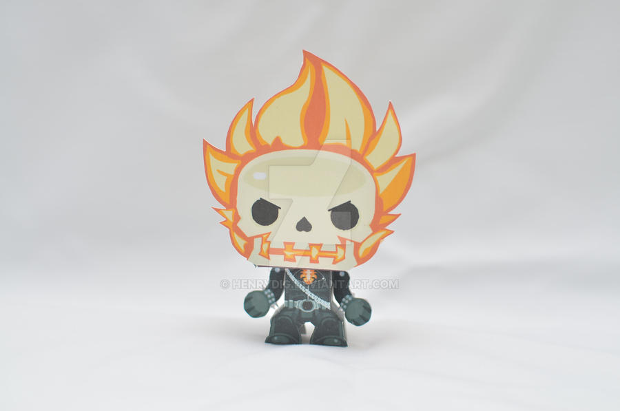 Ghost Rider Paper mini Ghost Rider Papercraft by henrydig on DeviantArt