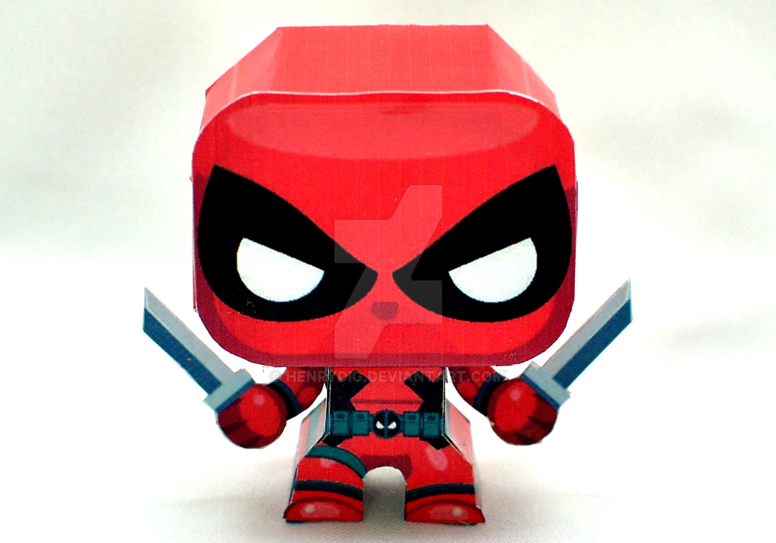 Deadpool Craft Paper mini Deadpool Papercraft by henrydig on DeviantArt