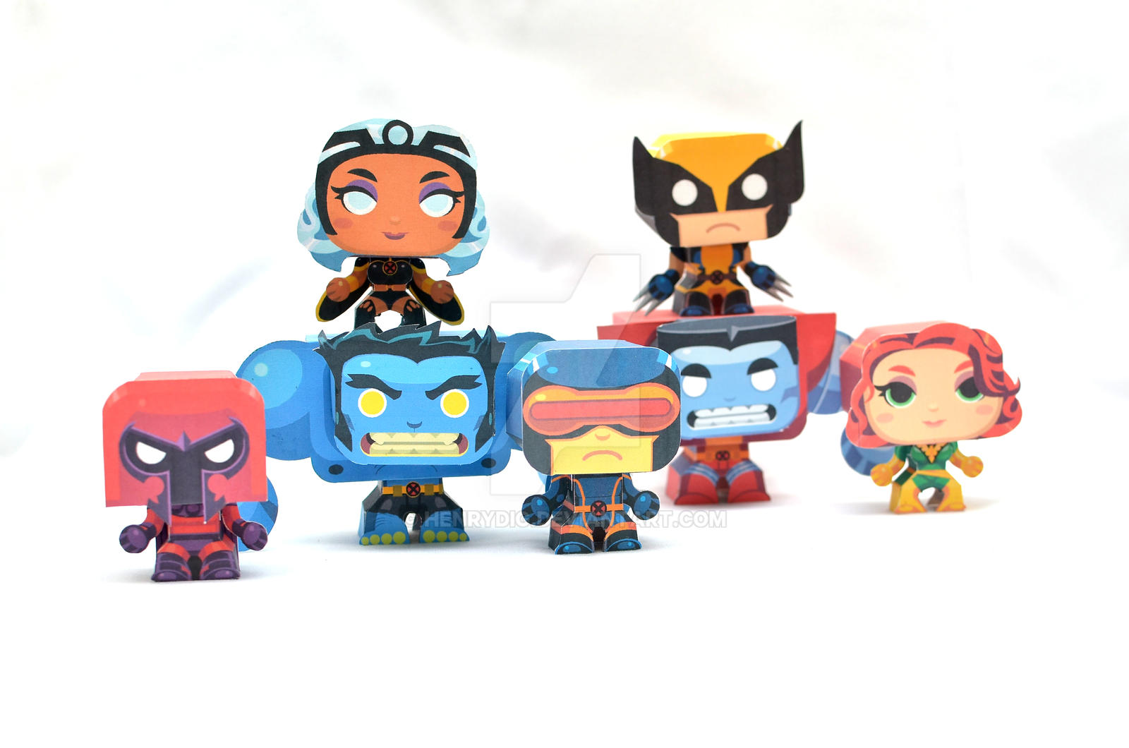 Mini X-men Papercraft by henrydig on DeviantArt