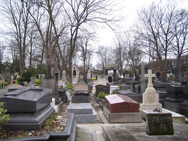 Pere Lachaise Cemetery - stock