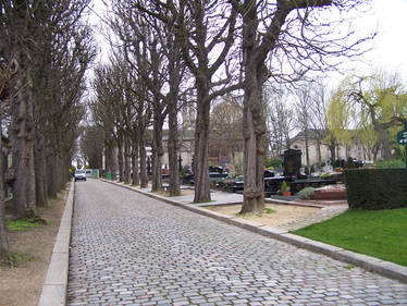 Pere Lachaise Cemetery - stock