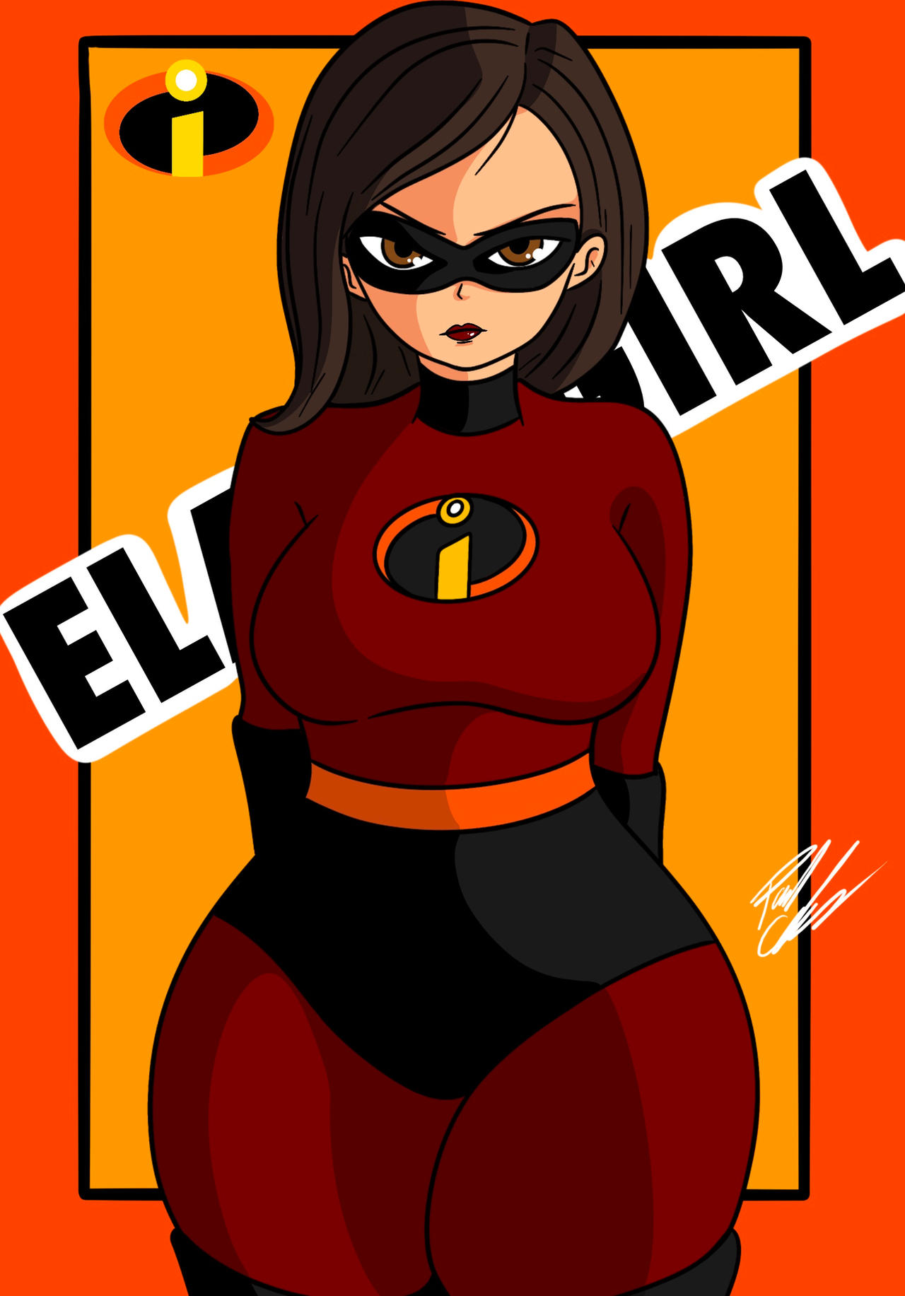 MRS INCREDIBLE AKA ELASTIGIRL By Paultimus On DeviantArt mrs-incredible-aka-elastigirl-by-paultimus-on-deviantart