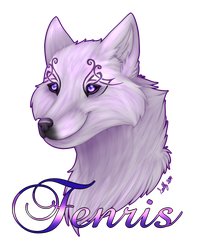 Gift Art ~Fenris Badge