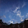 Starry Night above three waterfalls