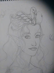 Sneak peak, sketch elf