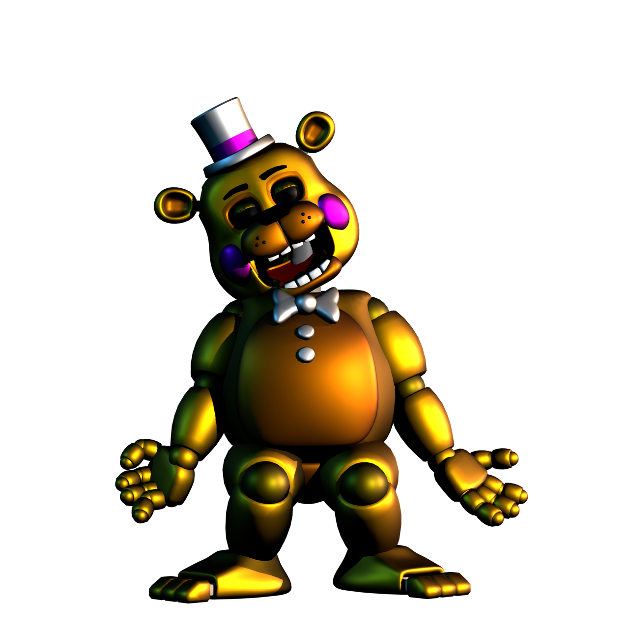 Withered Golden Freddy Full Body - [FNaF 2] by TheSubJact on DeviantArt