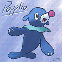 Popplio from Pokemon Sun and Moon