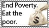End Poverty stamp by Amersill