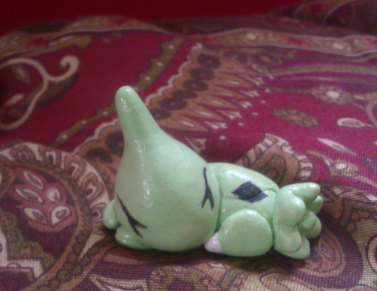 Sleepy Larvitar Figure