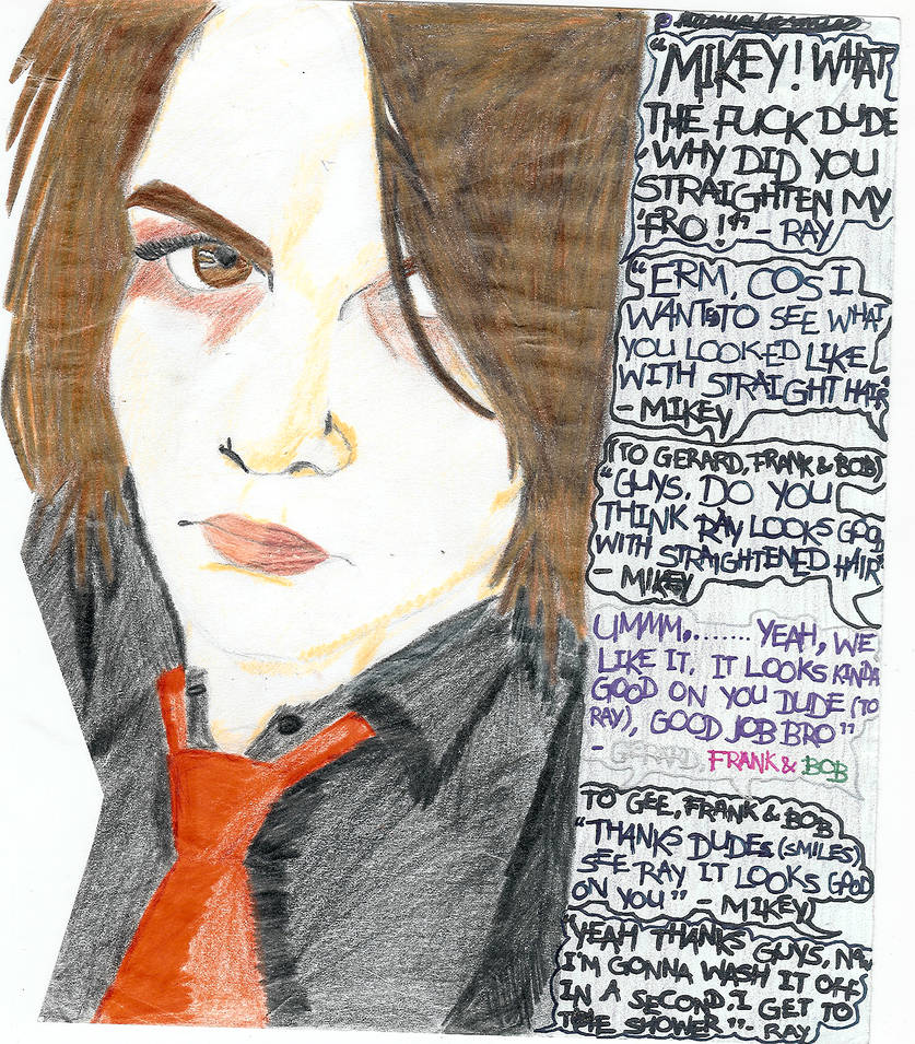 Ray Toro With Straight Hair By Mari J On Deviantart